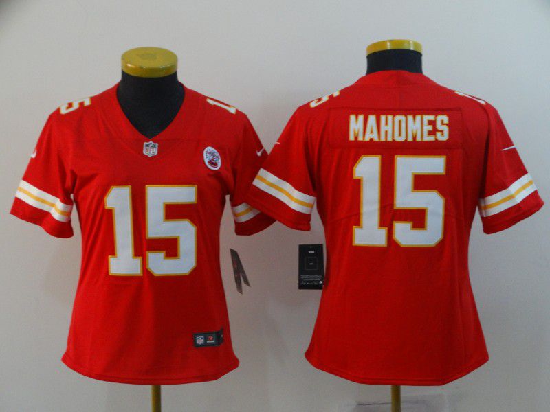 Women Kansas City Chiefs #15 Mahomes Red Nike Vapor Untouchable Limited NFL Jersey->pittsburgh steelers->NFL Jersey
